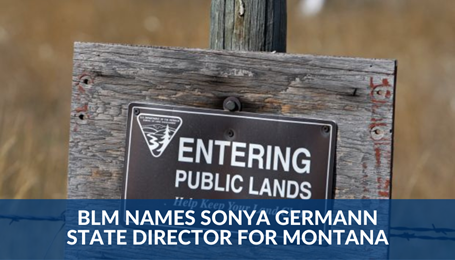 BLM Names Sonya Germann State Director 