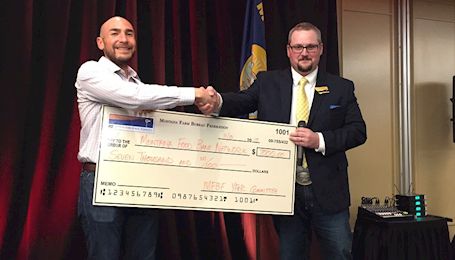 Montana YF&R donates $7000 to the Montana Food Bank Network