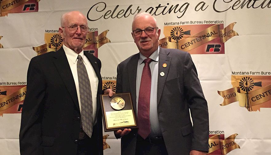 Lewistown rancher receives Montana Farm Bureau Distinguished Service Award