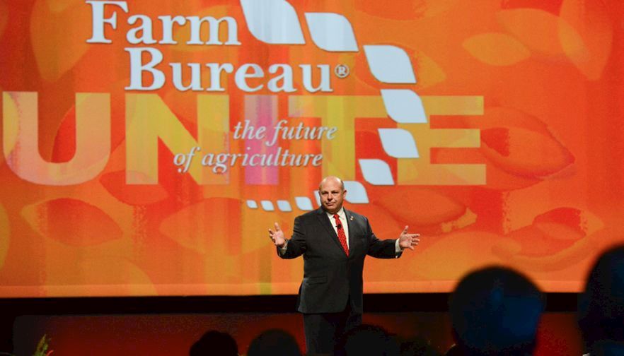 AFBF President, "farmers and ranchers need to make their voices heard".