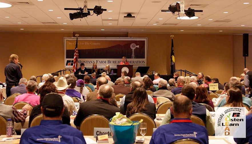 Montana Farm Bureau leaders at State Convention