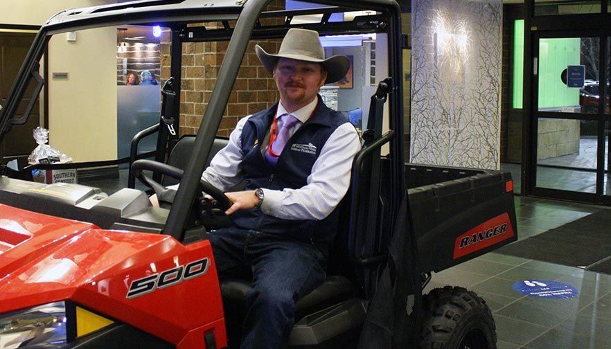 Melrose rancher wins Young Farmer and Rancher Discussion Meet, receives Polaris Ranger